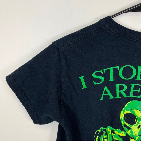 Area 51 Alien T-shirt I Stormed Area 51 Tee Every Second Counts Escape Room Sz S - Picture 8 of 9